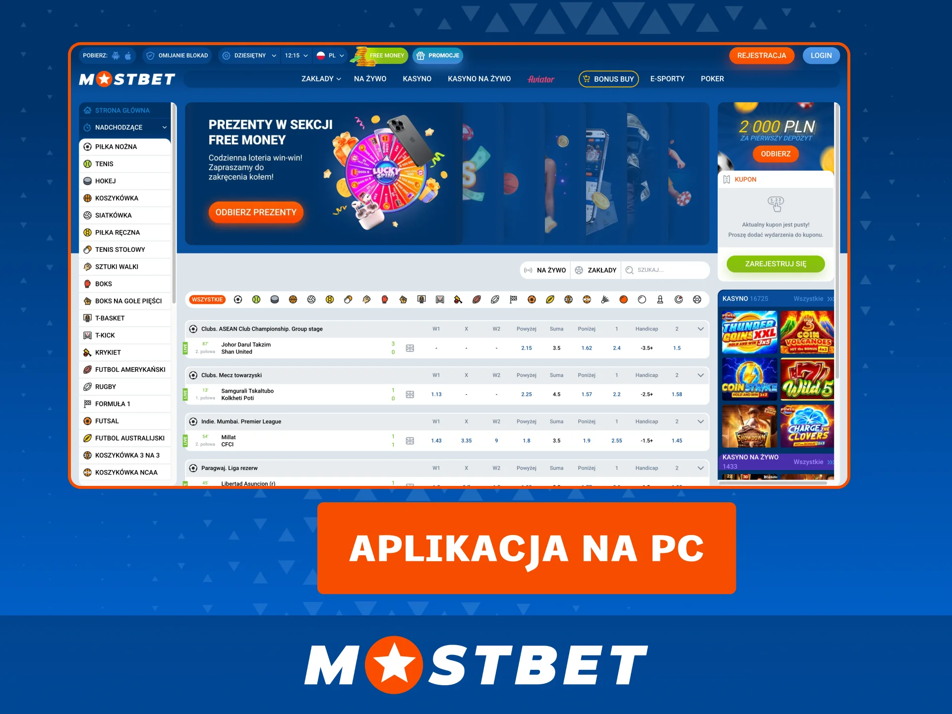 Graj w Mostbet na PC przez przeglądarkę, szybko i wygodnie.