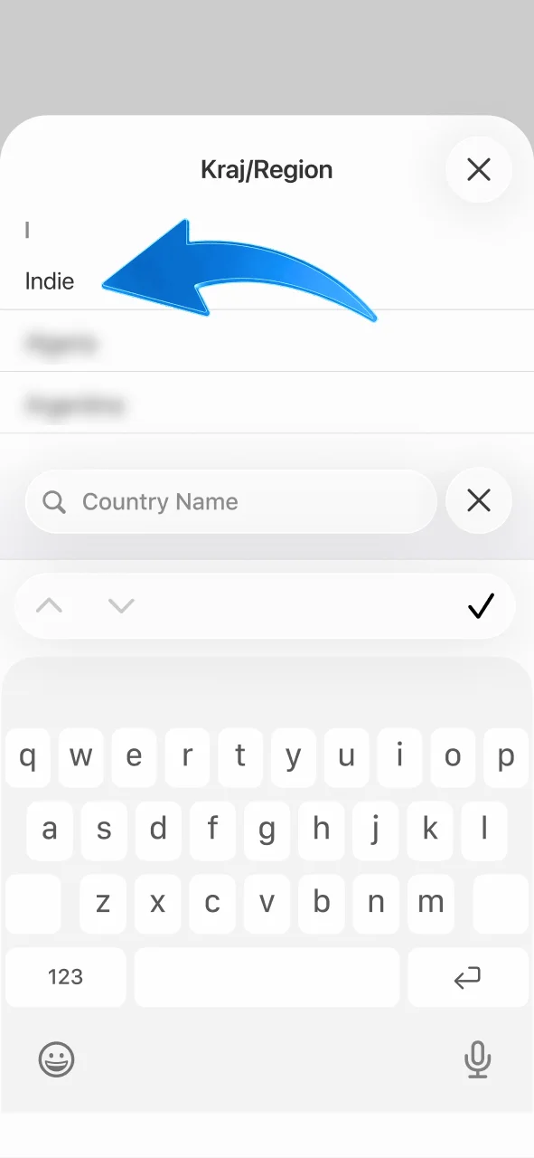 Zmień region w App Store, aby pobrać Mostbet iOS w wybranym kraju.