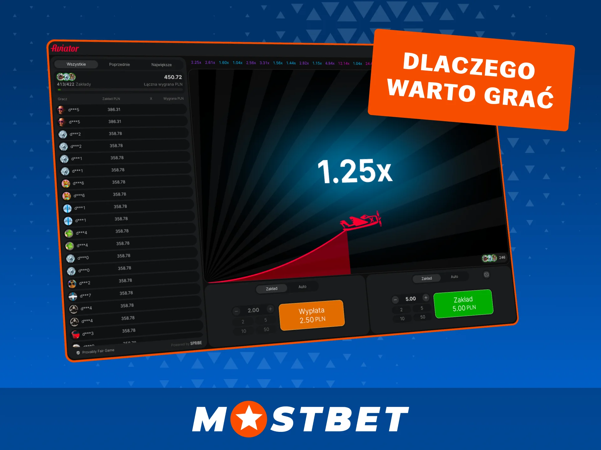 Graj w Aviator na Mostbet i korzystaj z szybkiego dostępu oraz płynnej rozgrywki na wszystkich urządzeniach.