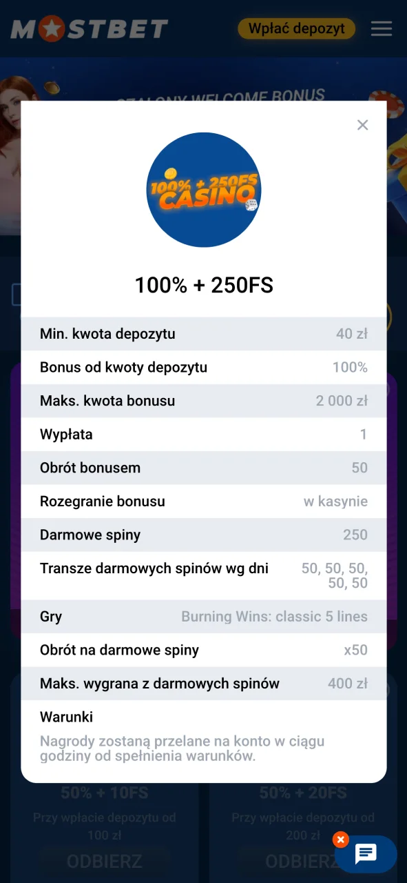 Sprawdź warunki bonusu w Mostbet Polska przed jego odebraniem.
