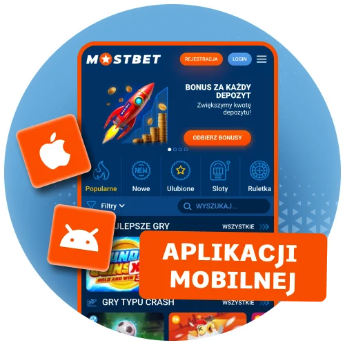 Korzystaj z aplikacji mobilnej Mostbet we wszystkich sekcjach.
