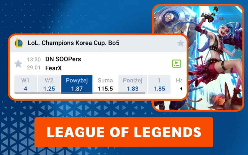 Graj w Mostbet na LoL i śledź postacie oraz umiejętności bohaterów.