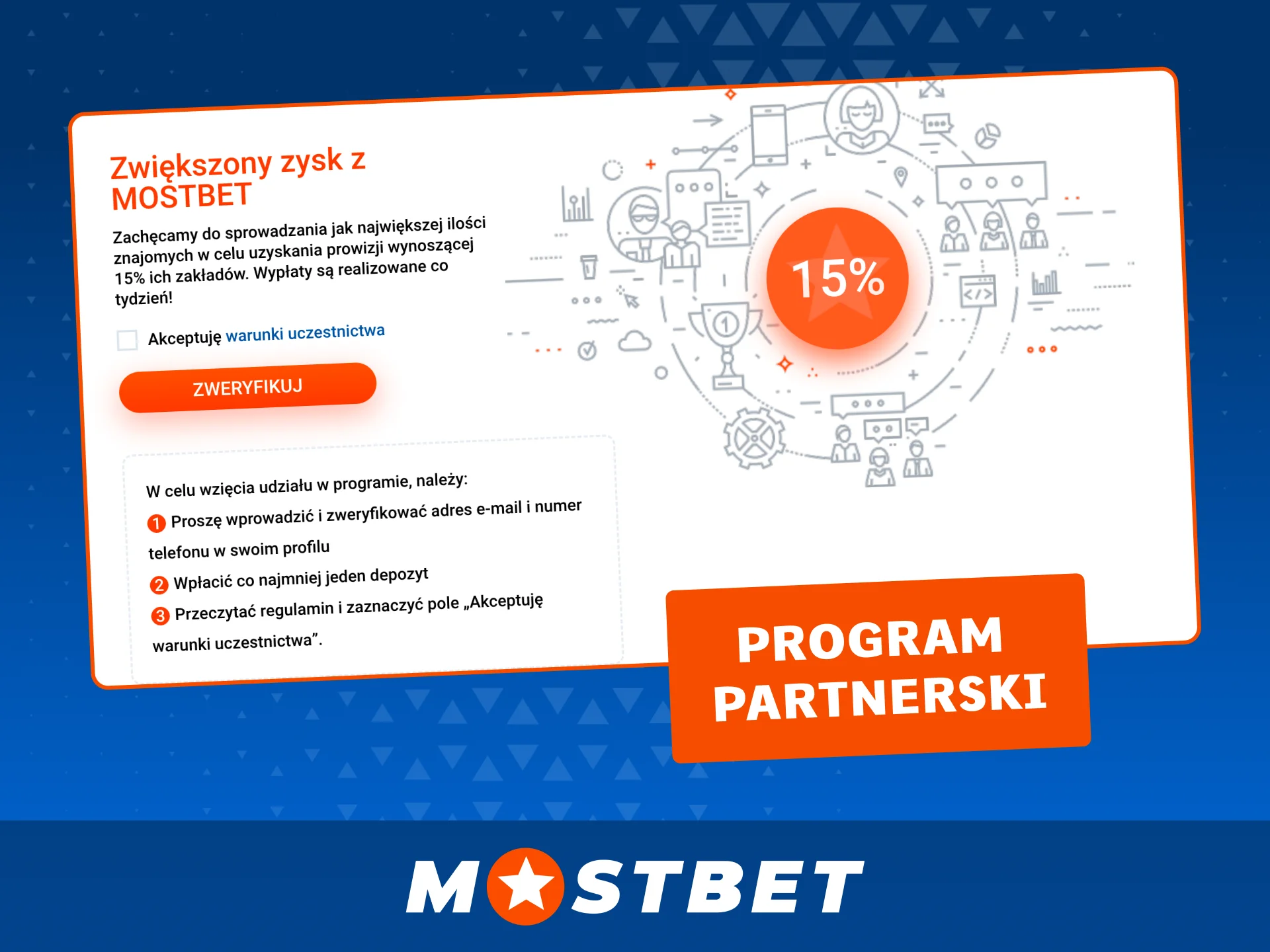 Mostbet oferuje prosty sposób zarabiania poprzez polecanie nowych graczy.