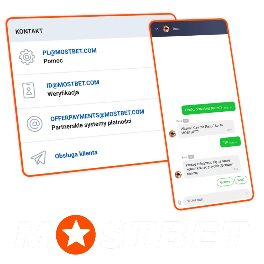 Skontaktuj się z Mostbet Polska, aby uzyskać wsparcie i pomoc przy koncie.