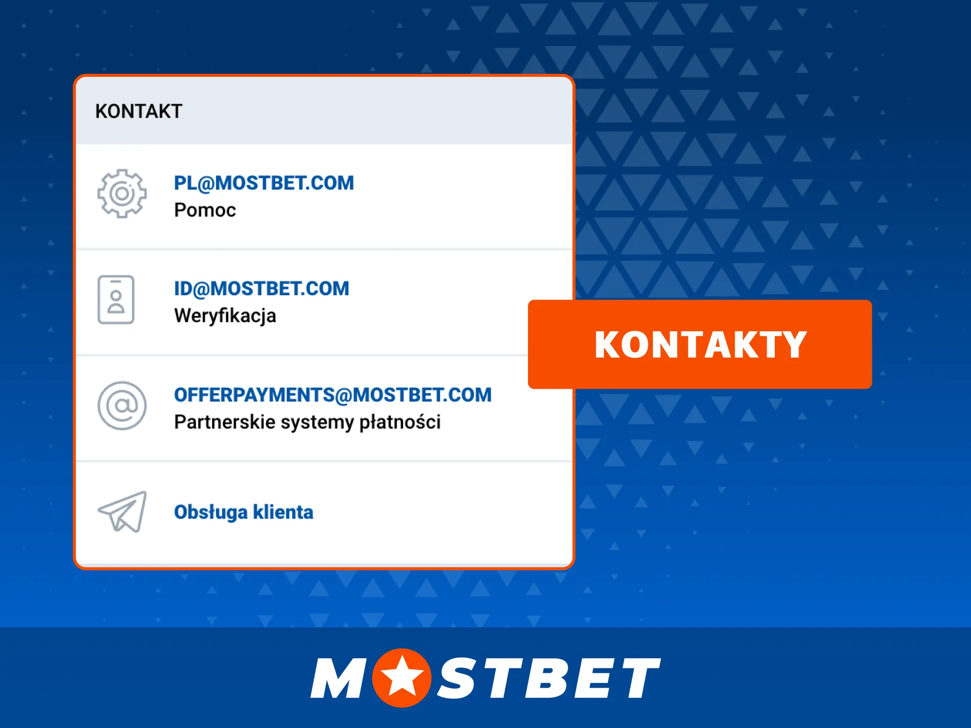 Mostbet oferuje całodobową pomoc techniczną i obsługę konta.